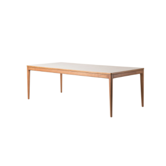 Mesa de Jantar Brendon 240cm em Carvalho Oak com Design Moderno Gottems