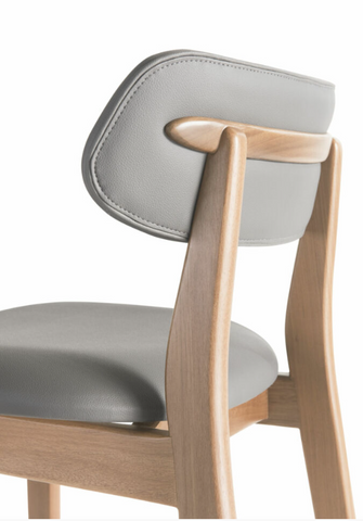 Banqueta Sit em Nogueira Tec.804/15  70cm Gottems