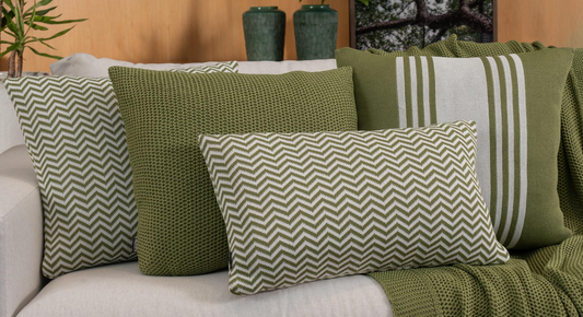 Almofadas Missoni Tricô Náutica