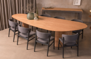 Mesa Orgânica de Jantar  200cm Gottems