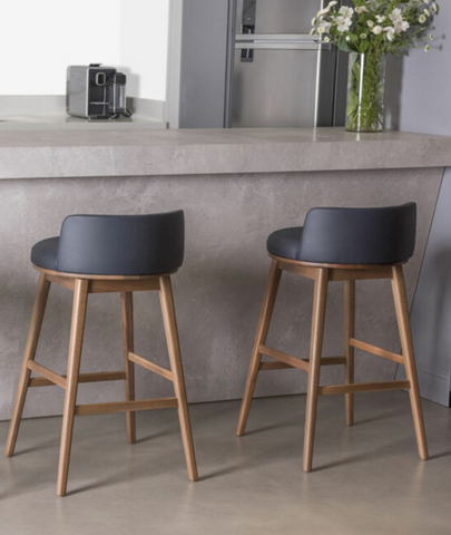 Banqueta Ada Giratória 48cm Gottems