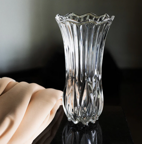 Vaso de Vidro Tulipa Wolff 19cm