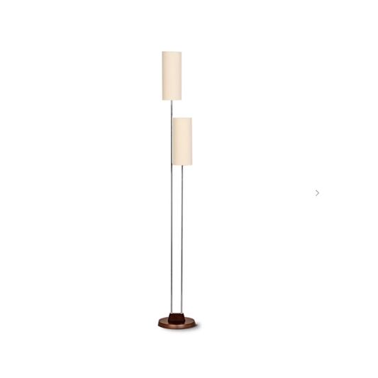 Luminária Wengue com Cúpula Cilíndrica em Relevo 170cm 5L