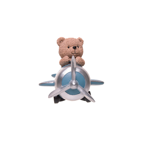 Figura Decorativa Ursinho Aventureiro Teddy Charm 16cm Wolff