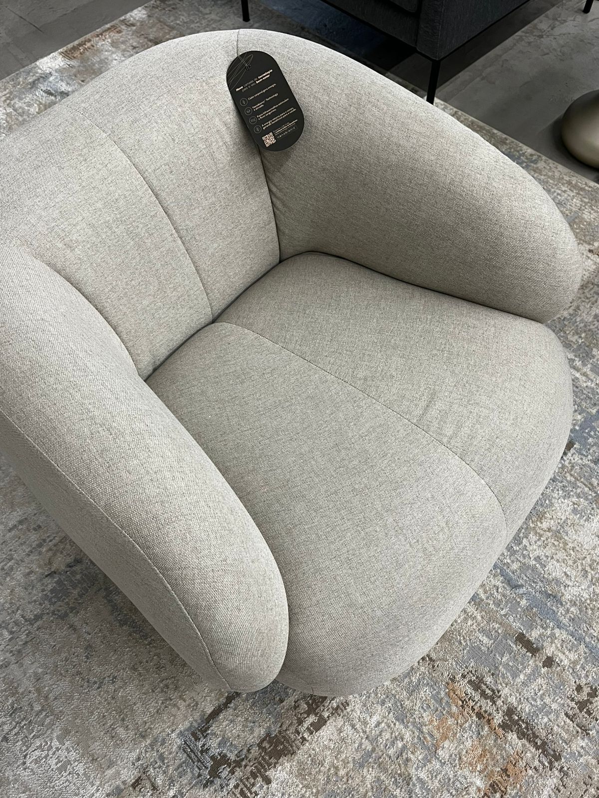 Poltrona Pipoca Base Giratória 77cm Salva
